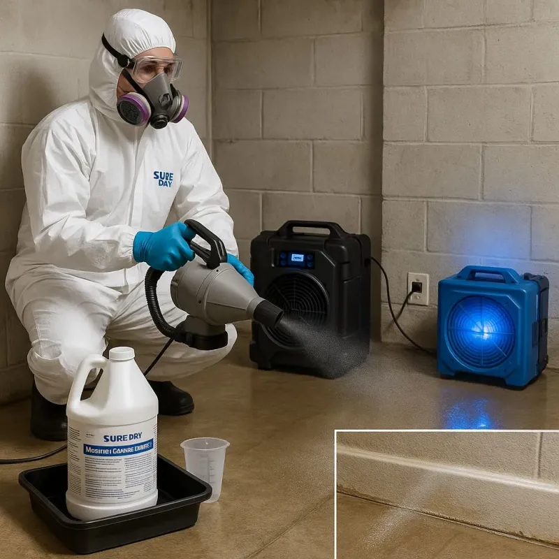 Sanitization and Odor Removal process in Hunterdon County, NJ
